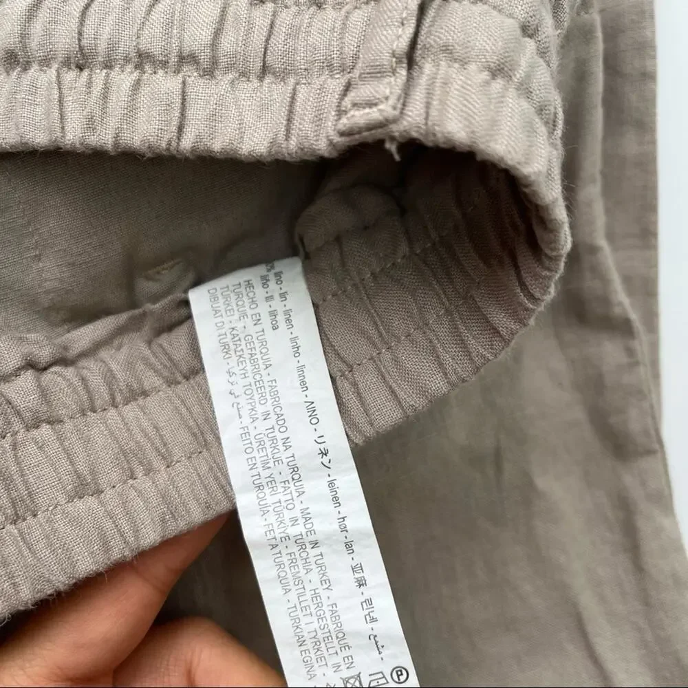 ZARA Linen Jogger Pant